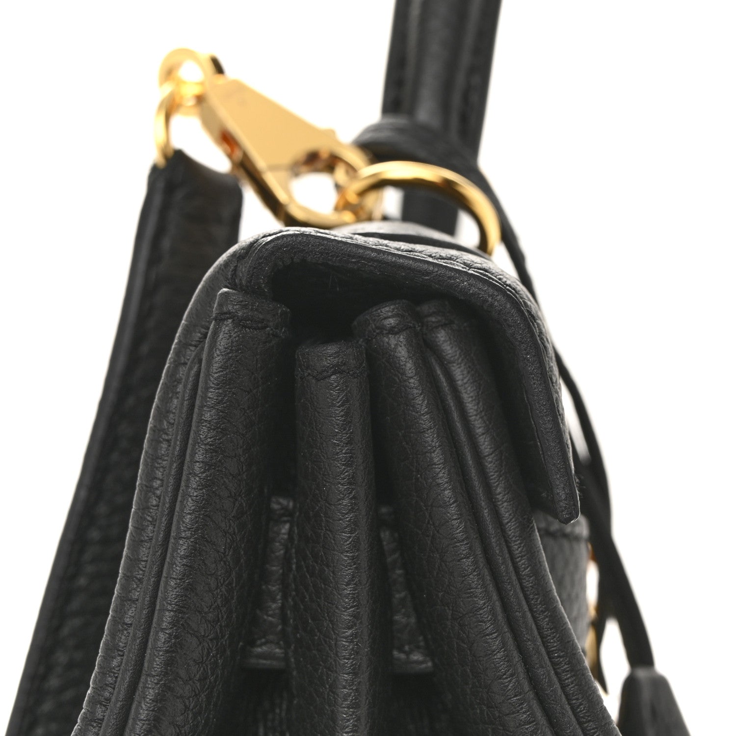 Hermes Togo Kelly Retourne 28 Black 11 of 12