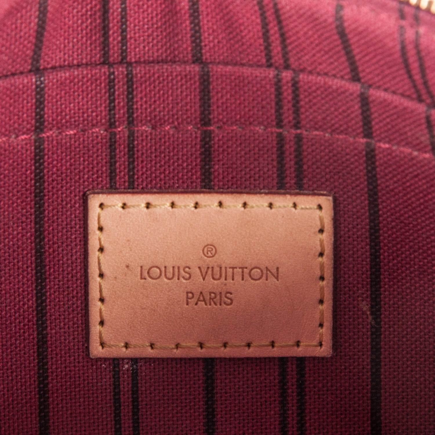 Louis Vuitton Monogram Neverfull MM GM Pochette Fuchsia 7 of 8