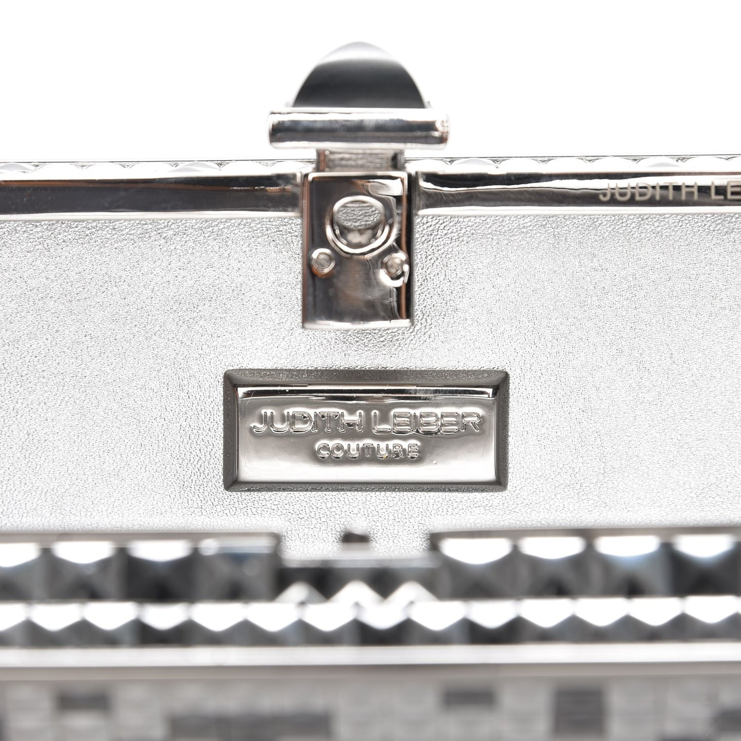 Glass Clutch Silver