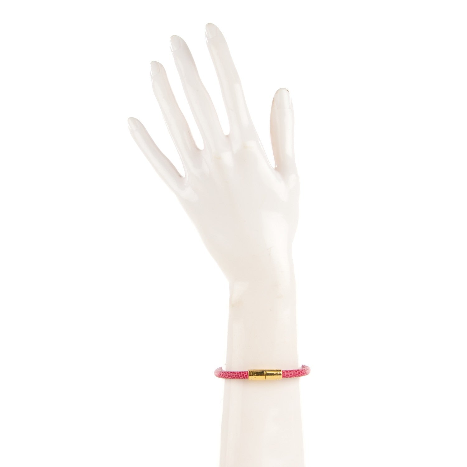 Louis Vuitton Lizard Keep It Bracelet 19 Fuchsia 2 of 6
