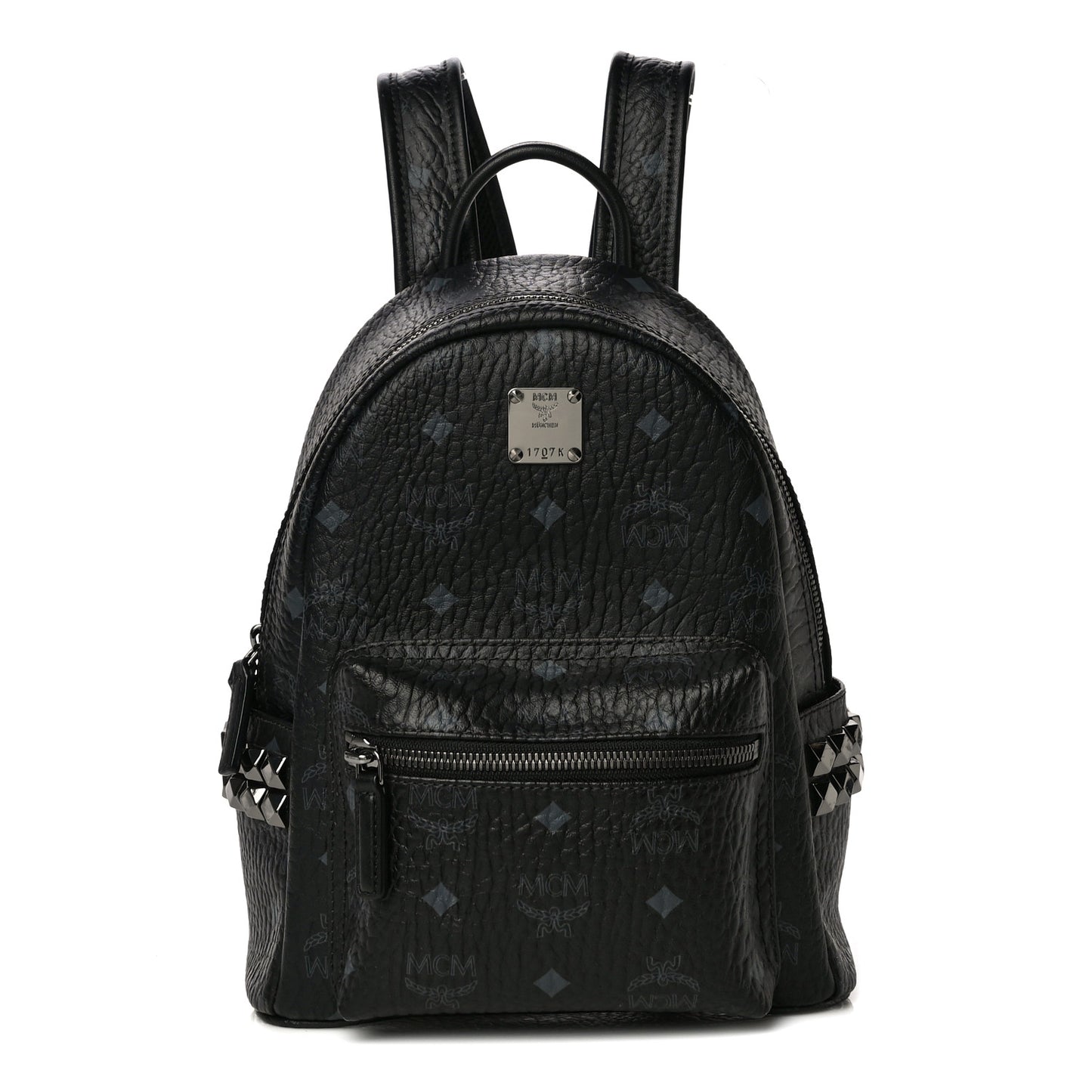 Visetos Side Stud Mini Stark Backpack Black