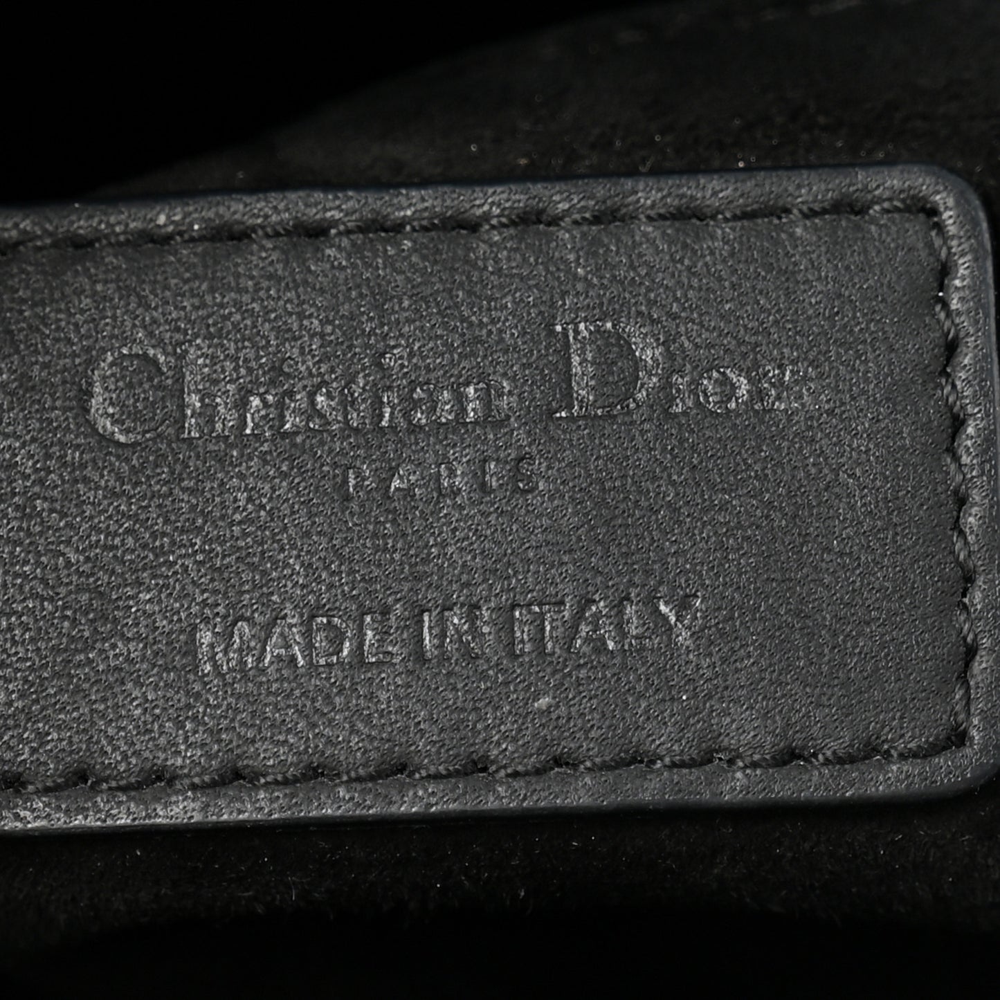 Ultra Matte Calfskin Cannage Medium Lady Dior Black