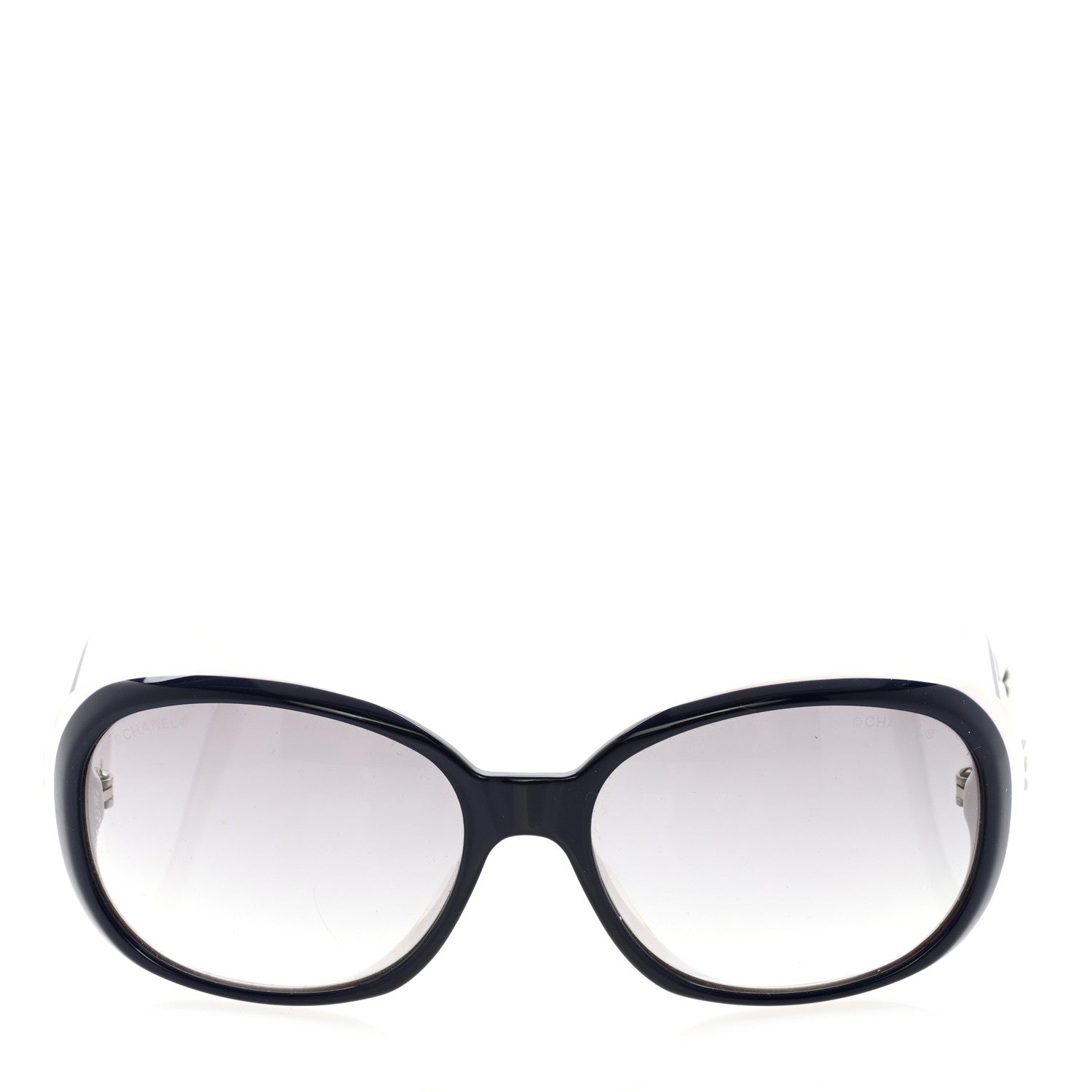 Chanel Camellia CC Sunglasses 5113 Blue White 2 of 9