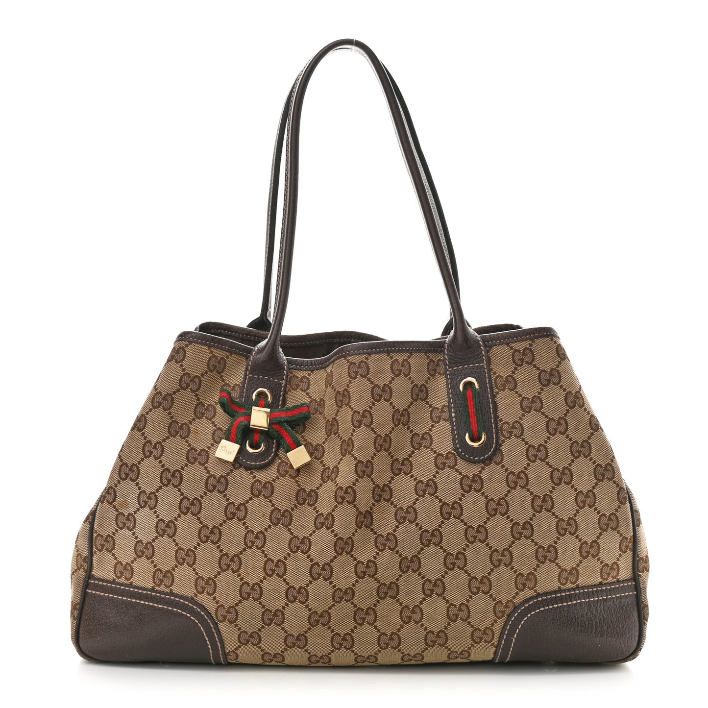 Monogram Medium Princy Tote Dark Brown