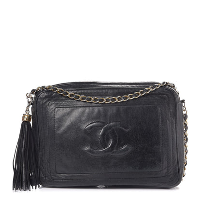 Chanel Lambskin Tassel Camera Case Black 1 of 16