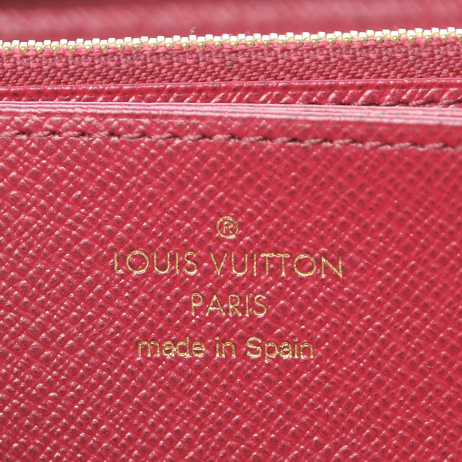 Louis Vuitton Monogram Pompon Zippy Wallet Fuchsia 6 of 8