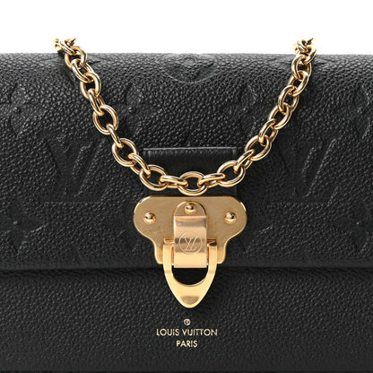 Louis Vuitton Empreinte Vavin Chain Wallet Black 7 of 9