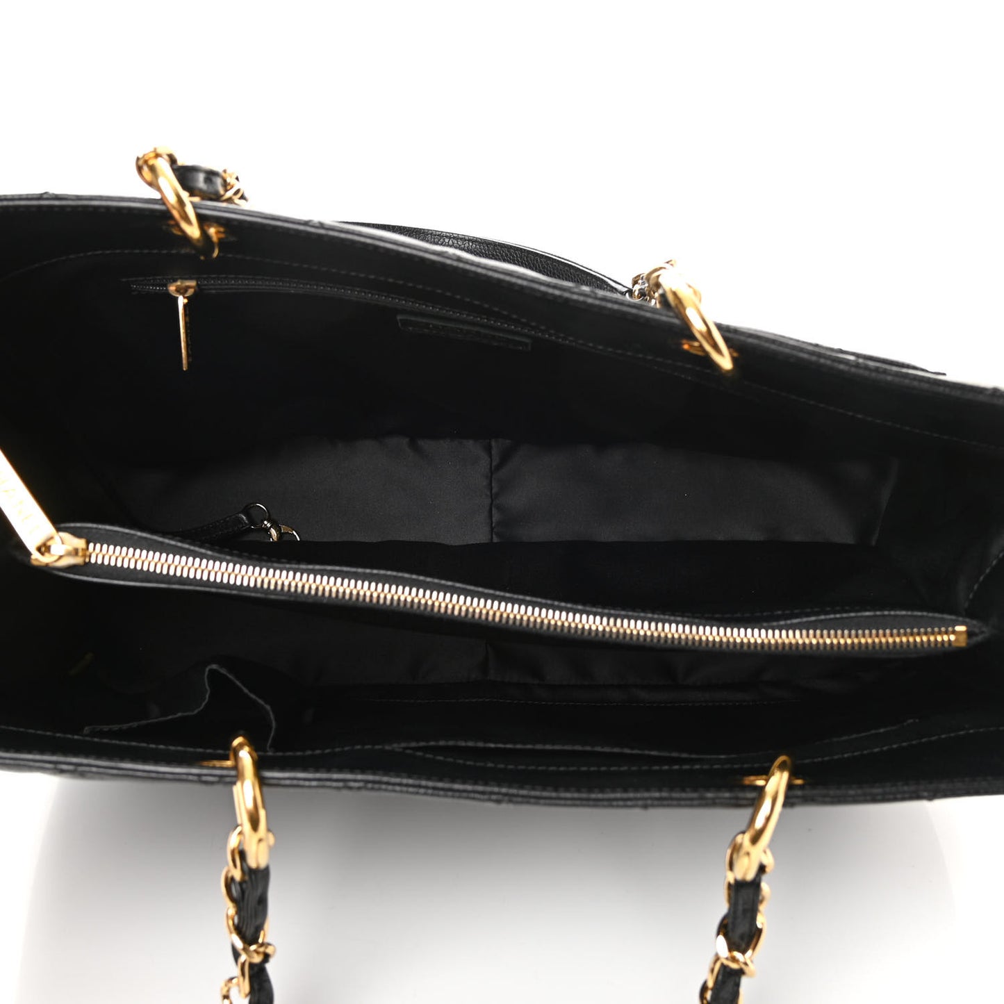 Caviar Quilted XL Grand Shopping Tote GST Black