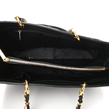 Chanel Caviar Quilted XL Grand Shopping Tote GST Black 5 of 12