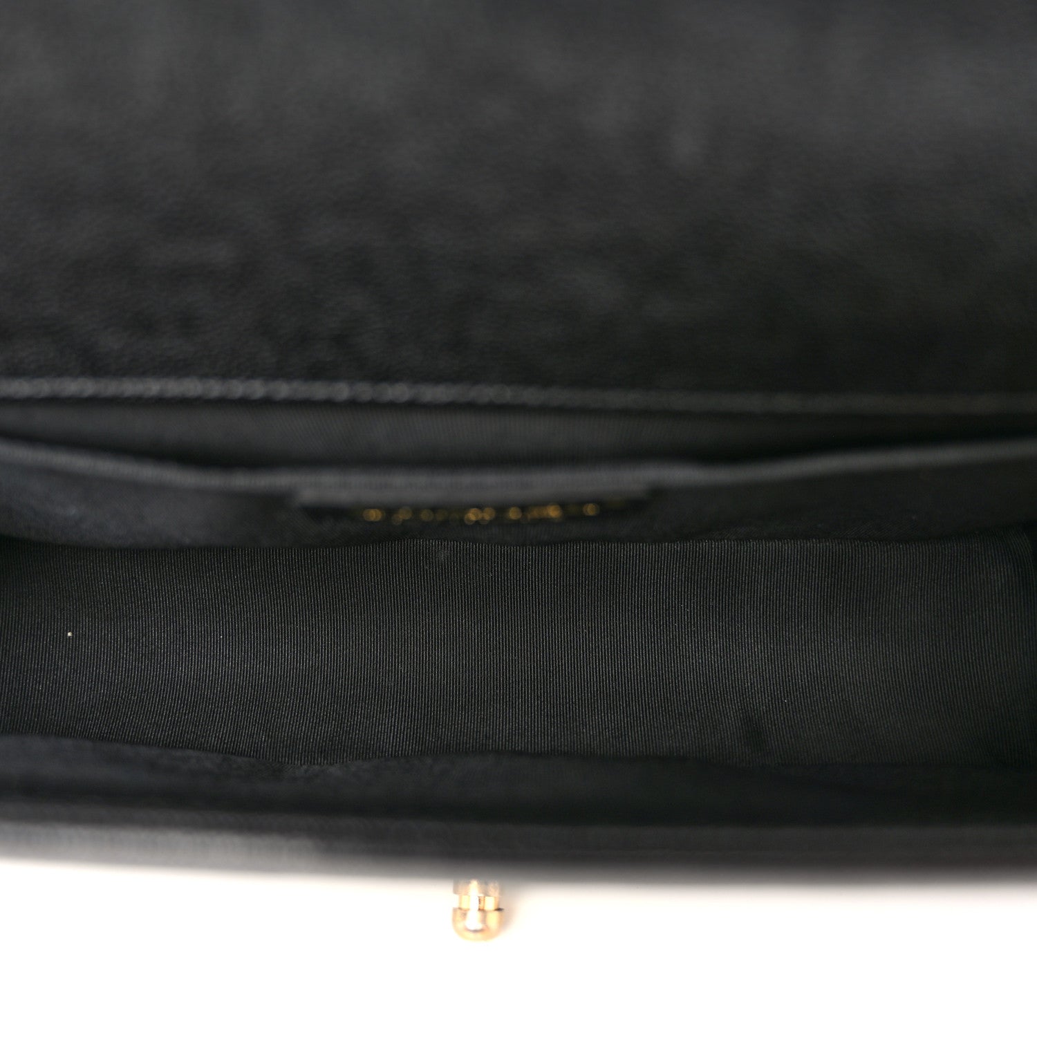 Chanel Caviar Chevron Quilted Medium Boy Flap Black 5 of 11