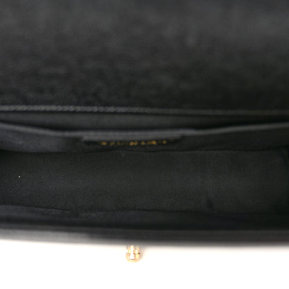 Chanel Caviar Chevron Quilted Medium Boy Flap Black 5 of 11