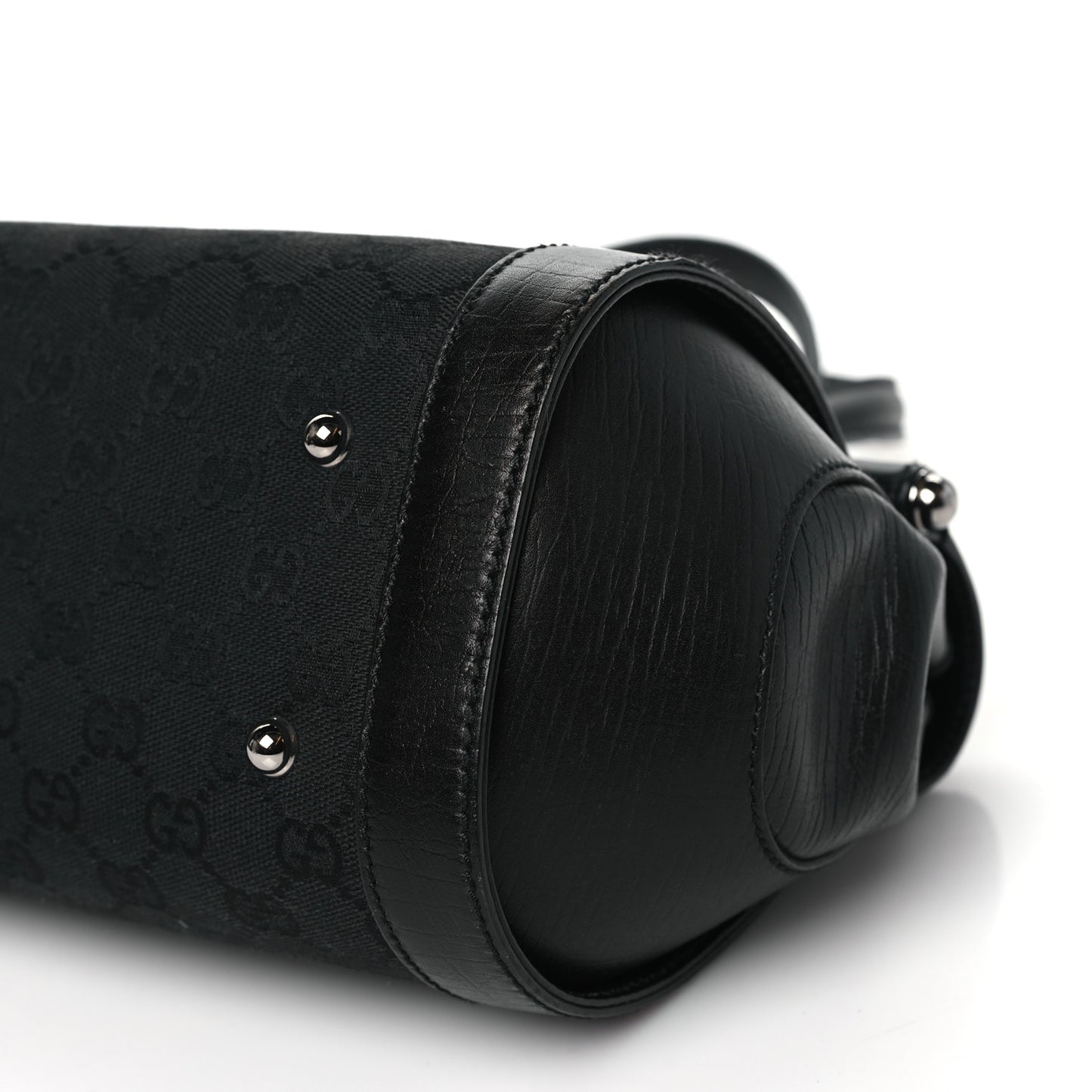 Monogram Bamboo Bullet Bag Black