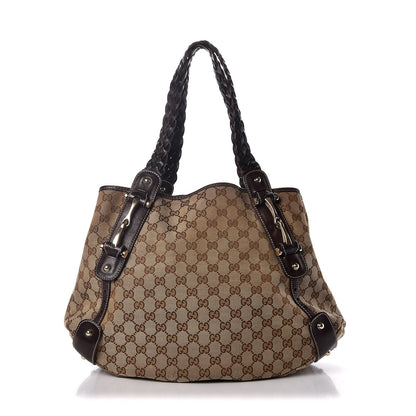 Gucci Monogram Medium Pelham Shoulder Bag Dark Brown 1 of 12