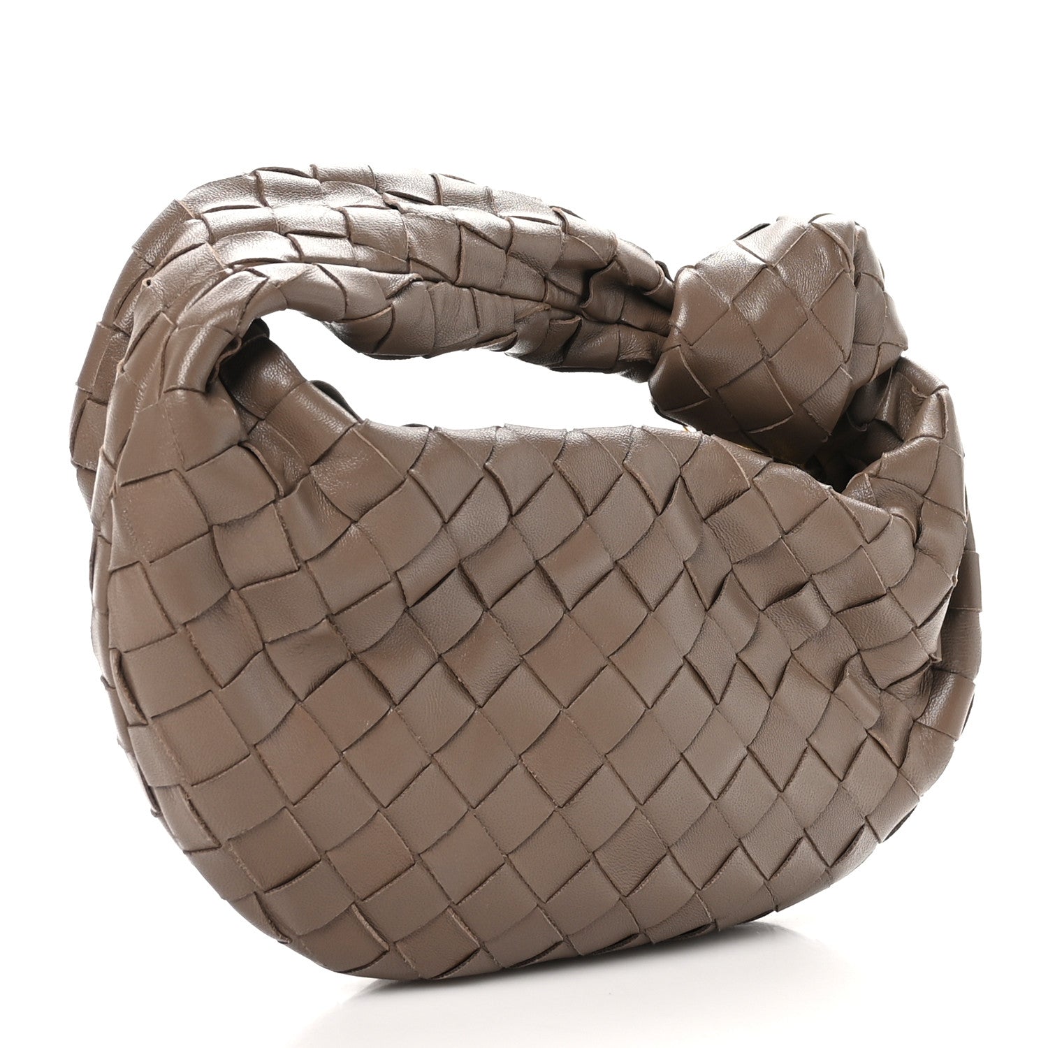 Bottega Veneta Nappa Intrecciato Mini Jodie Dark Taupe 3 of 9