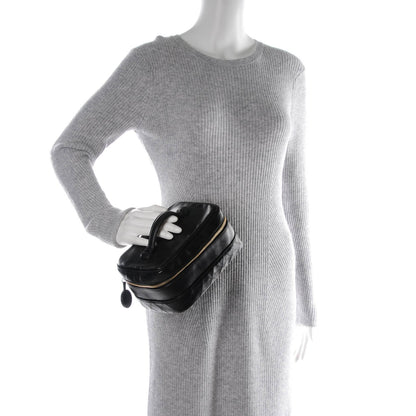 Chanel Lambskin Vanity Cosmetic Case Black 2 of 9