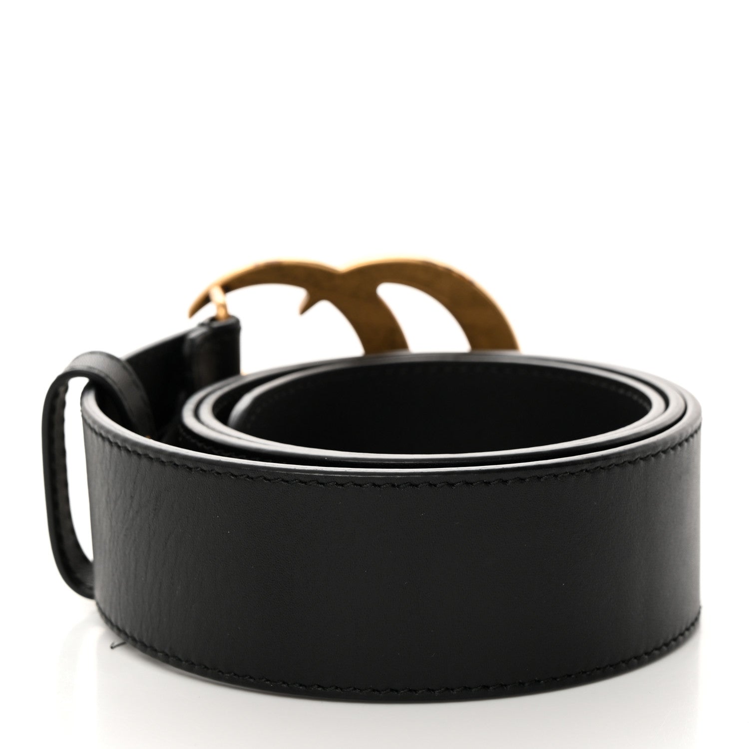 Gucci Calfskin Double G 40mm Belt 75 30 Black 2 of 5