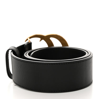 Gucci Calfskin Double G 40mm Belt 75 30 Black 2 of 5