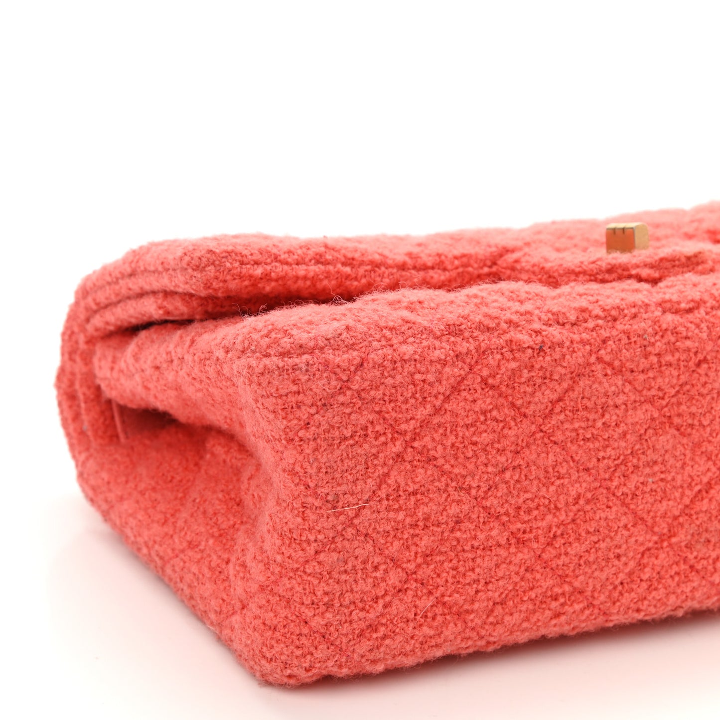 Wool Tweed Quilted 2.55 Reissue 225 Flap Coral