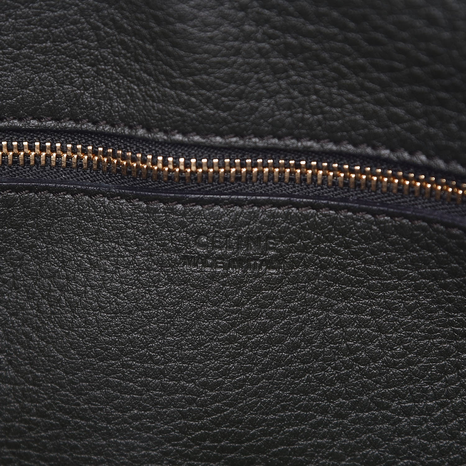 Celine Grained Calfskin Small Tie Knot Tote Anthracite 6 of 8