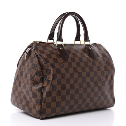 Louis Vuitton Damier Ebene Speedy 30 3 of 15