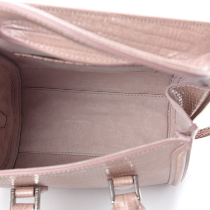 Alexander McQueen Calfskin Lizard Embossed Mini Heroine Pink 5 of 9