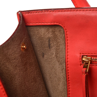 Celine Smooth Calfskin Small Tie Knot Tote Red 11 of 25