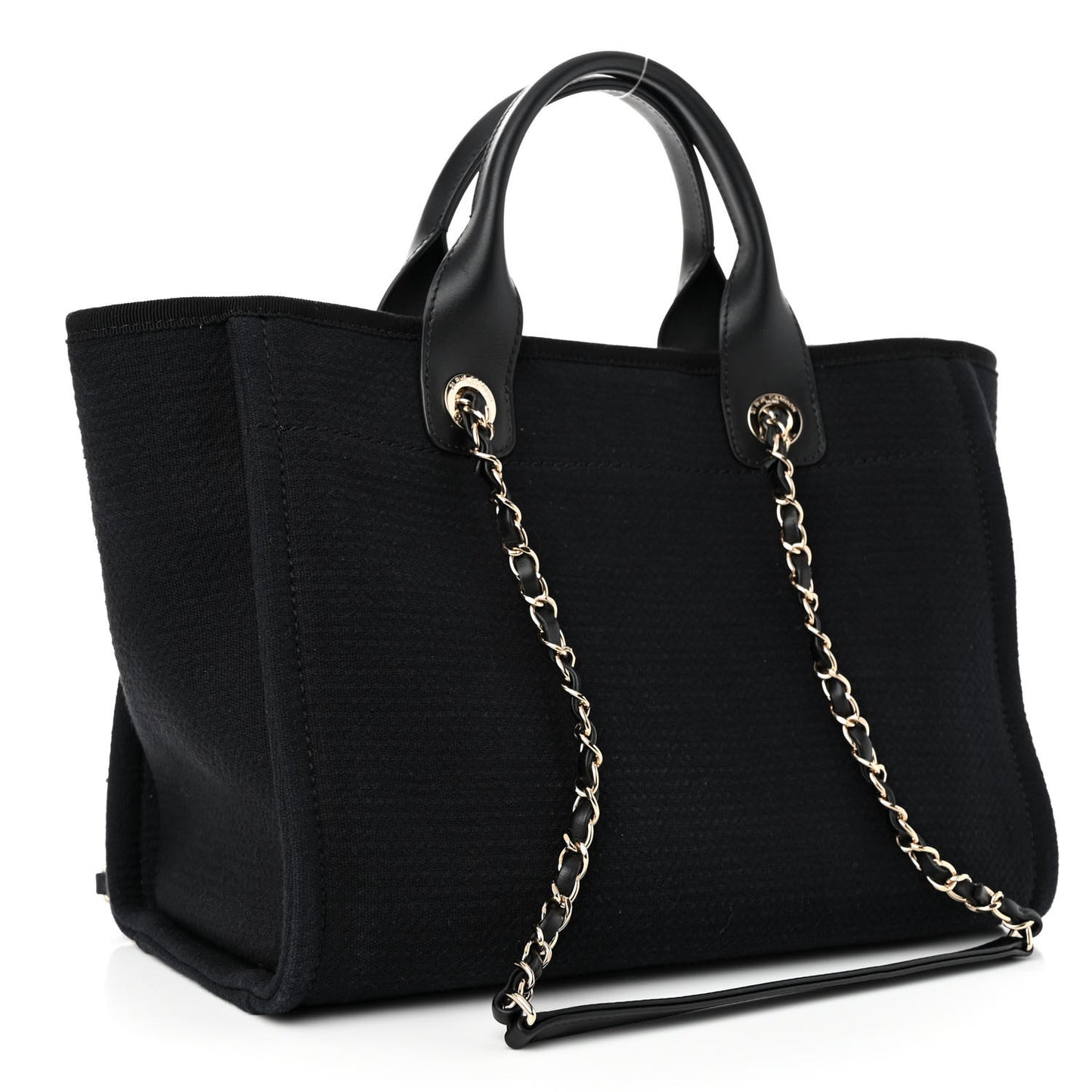 Mixed Fibers Small Deauville Tote Black