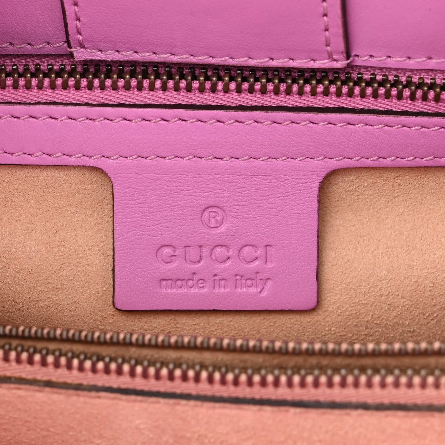 Calfskin Matelasse Small GG Marmont Tote Candy Mousse
