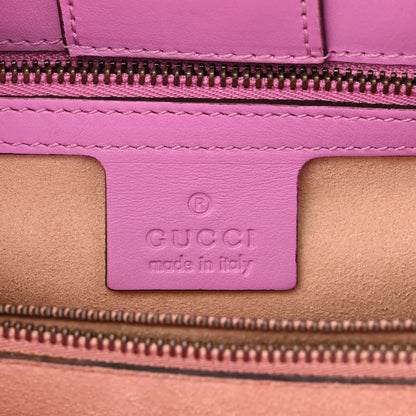Gucci Calfskin Matelasse Small GG Marmont Tote Candy Mousse 6 of 10