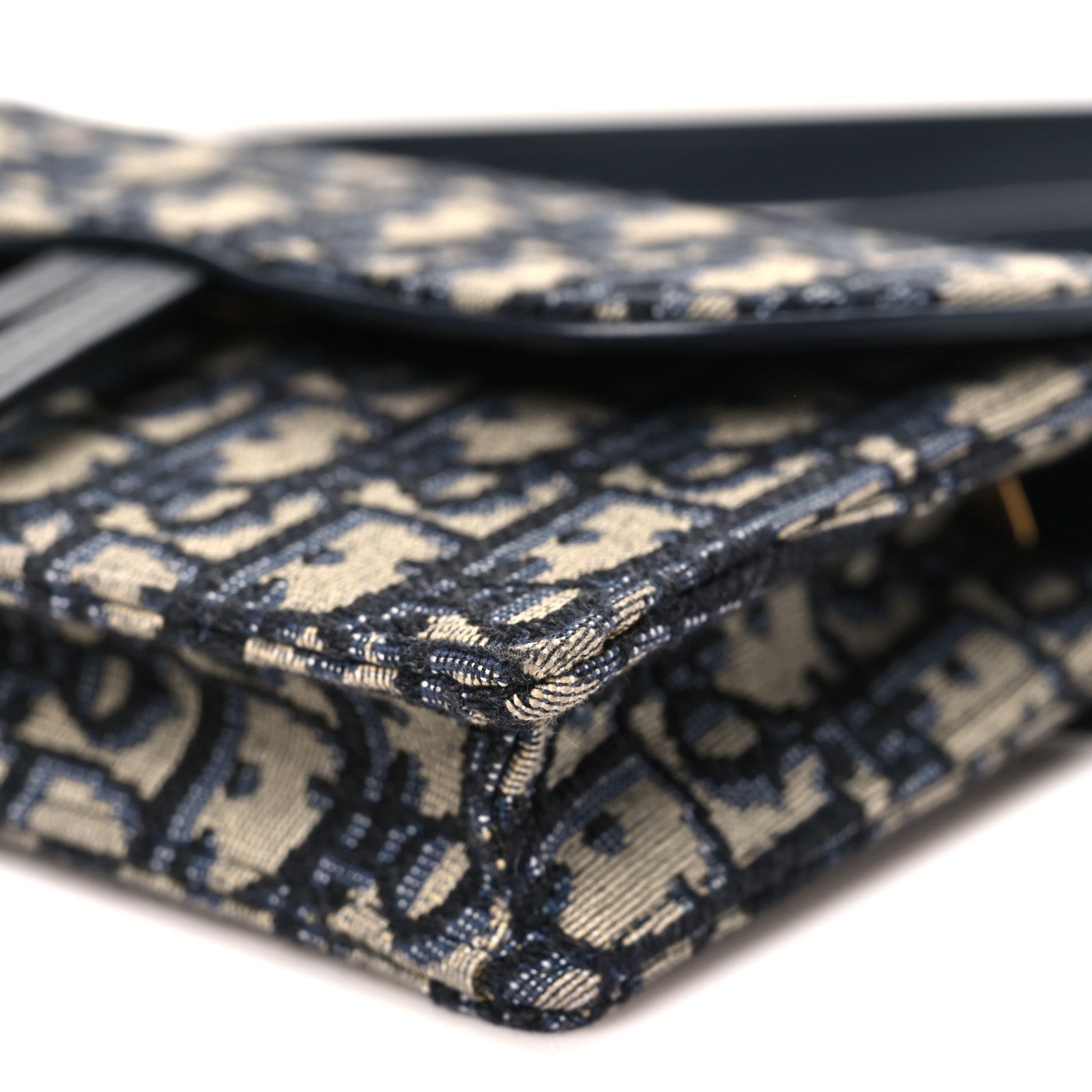 Christian Dior Oblique Saddle Belt Bag Blue 9 of 10