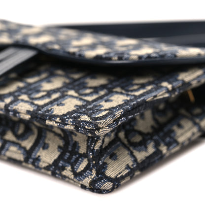 Christian Dior Oblique Saddle Belt Bag Blue 9 of 10