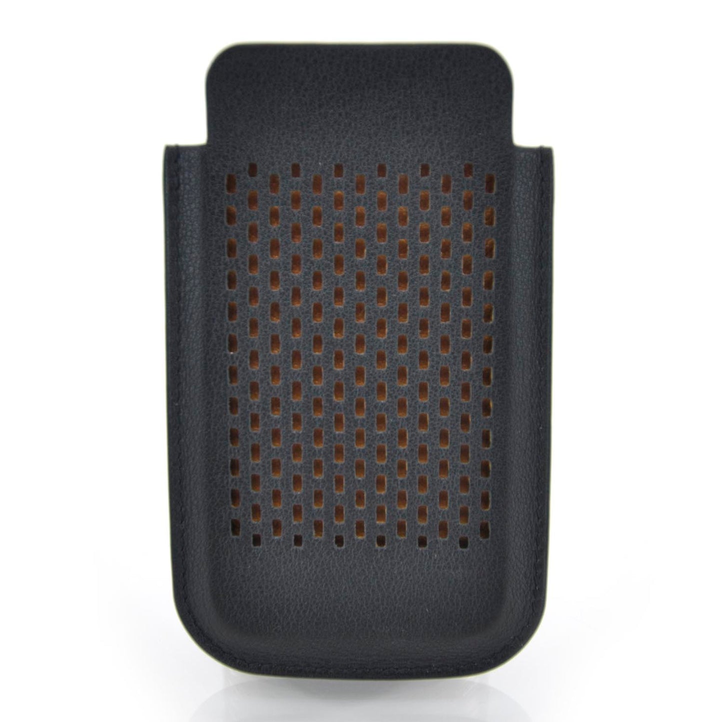 Swift Leather iPhone 4 4S Case Black Orange
