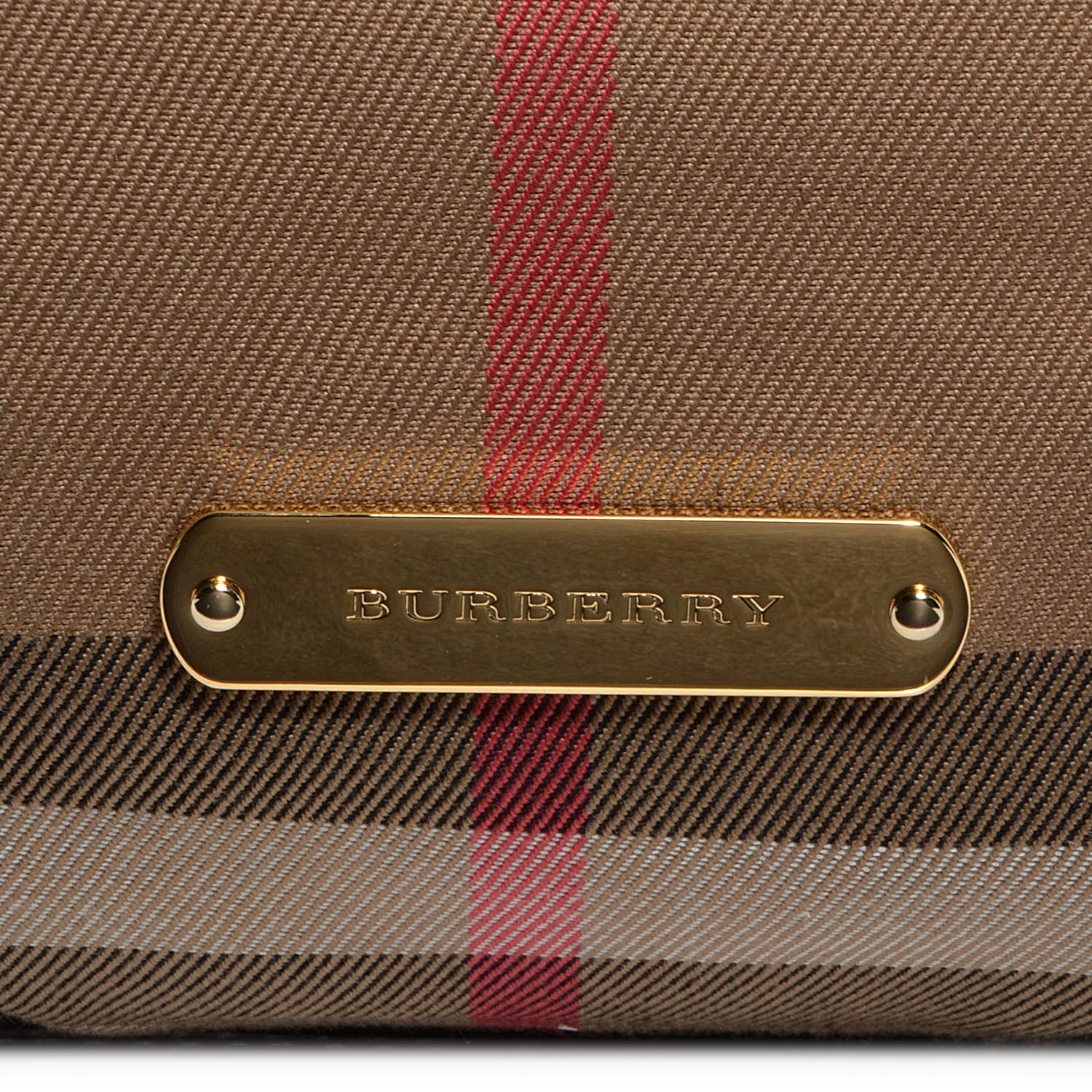 Burberry House Check Small Canterbury Hobo Dark Tan 3 of 13