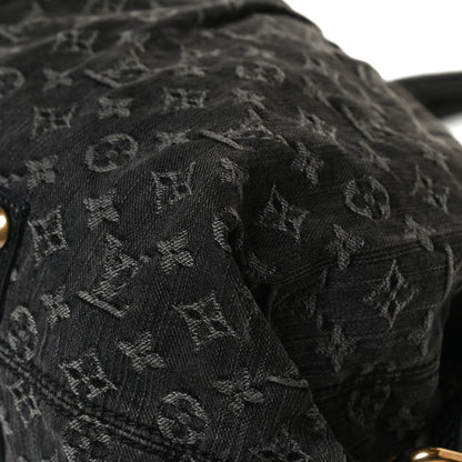 Louis Vuitton Denim Neo Cabby GM Black 10 of 12