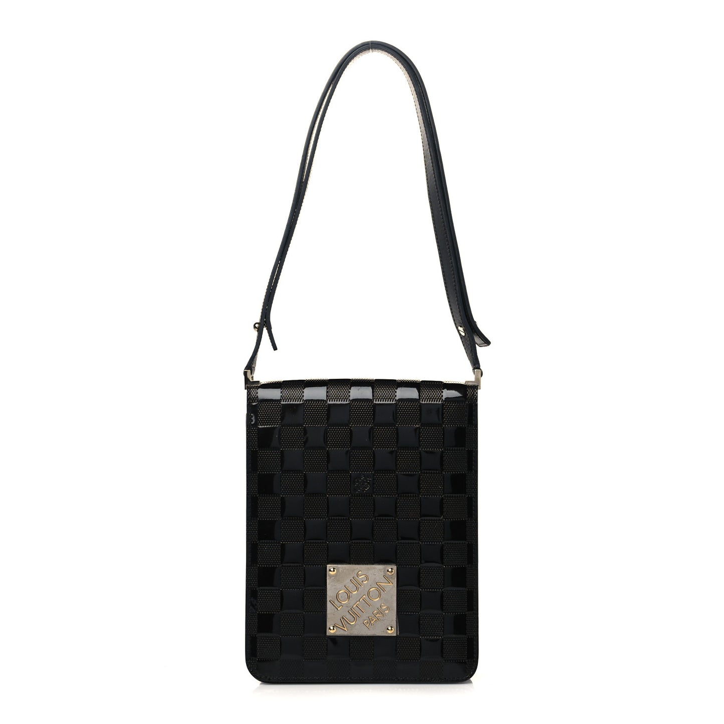 Damier Vernis Club Bag Black