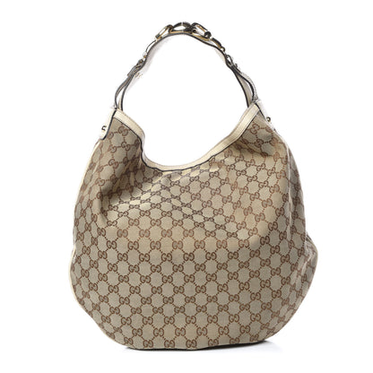Gucci Monogram Large Wave Hobo Off White 1 of 16