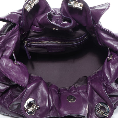 Christian Dior Lambskin Cannage Medium Le Trente Tote Purple 5 of 8