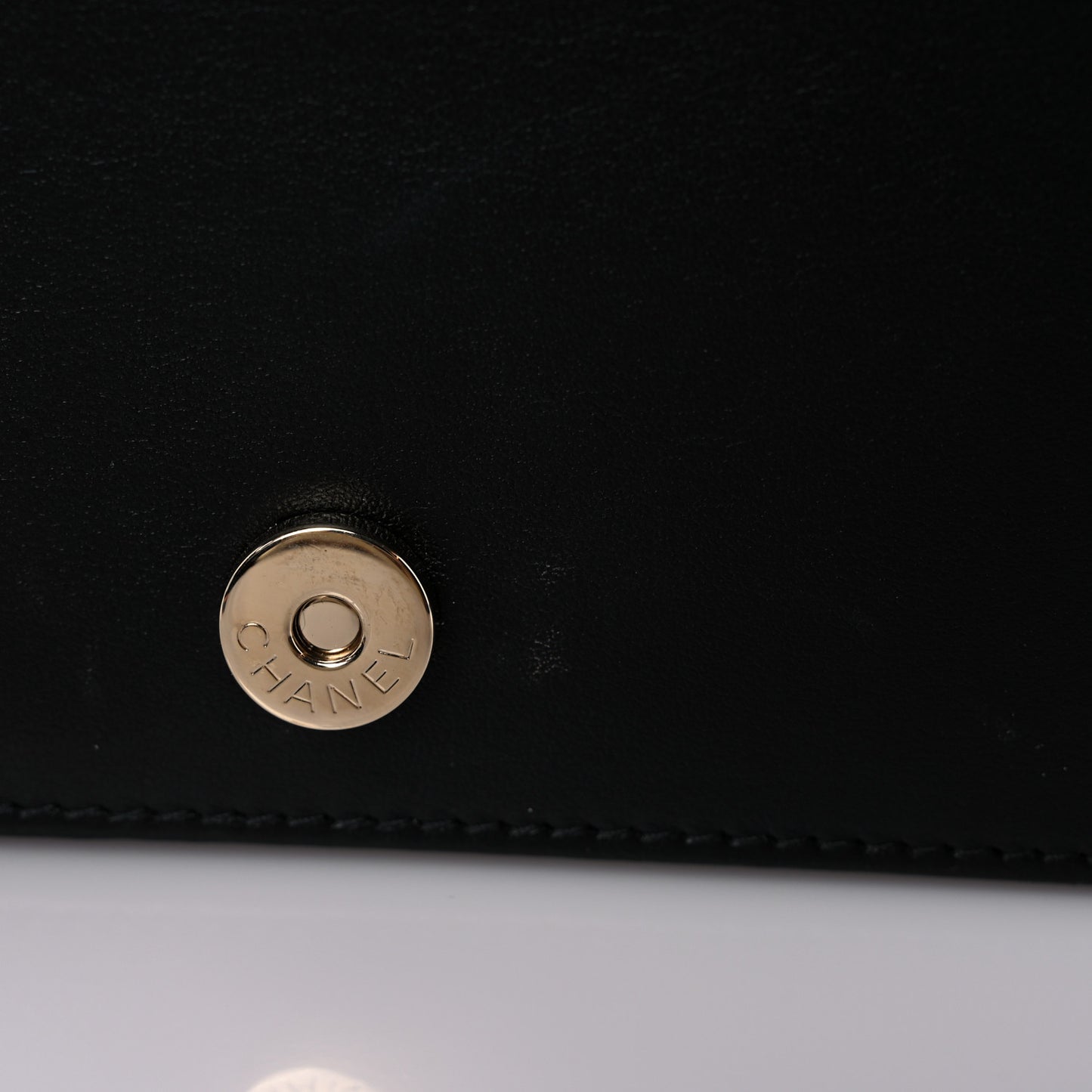 Caviar Quilted Boy Wallet On Chain WOC Black