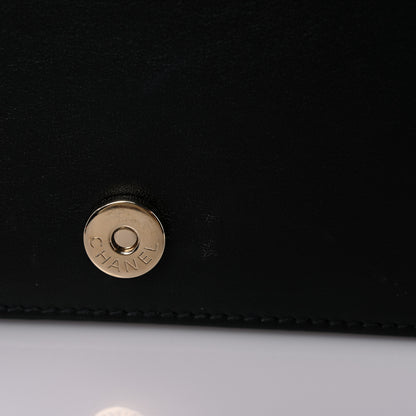 Chanel Caviar Quilted Boy Wallet On Chain WOC Black 15 of 17