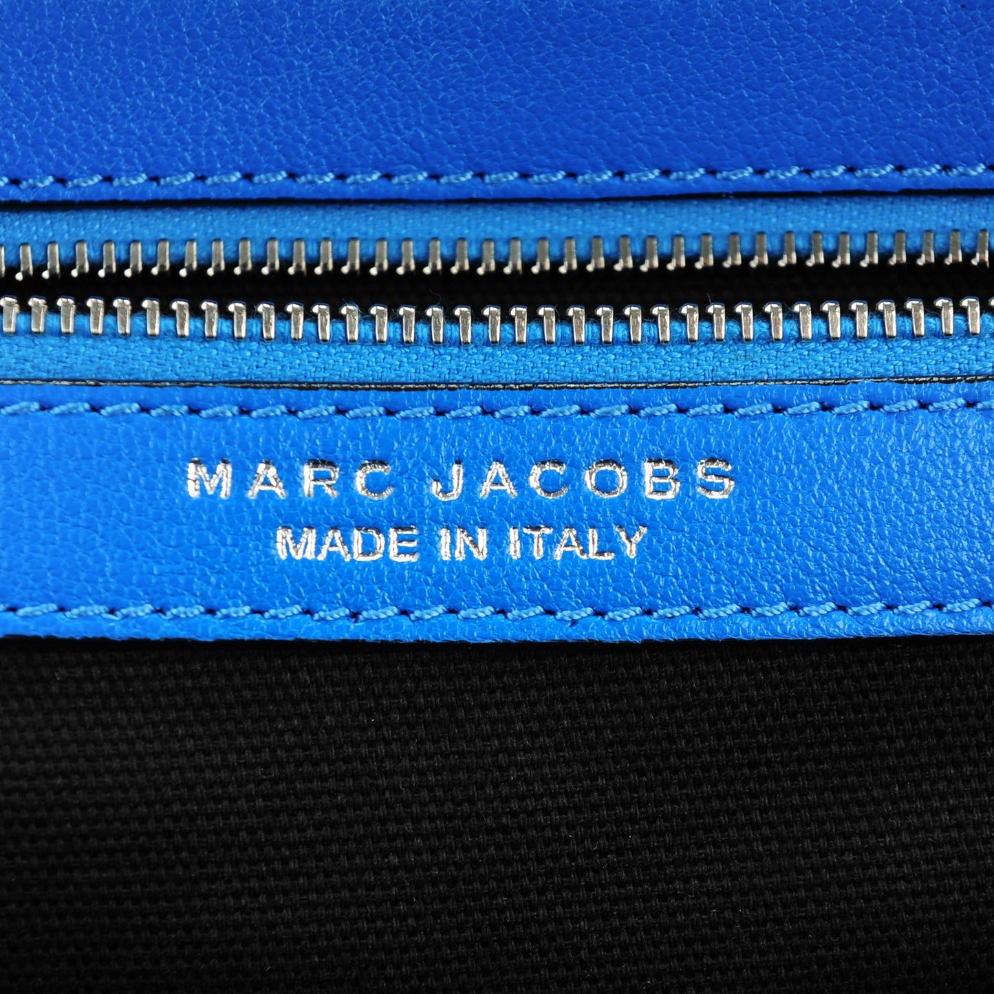 Calfskin Quilted Stam Blue