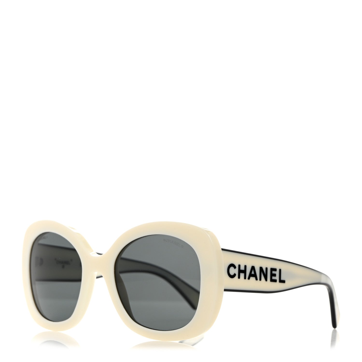 Chanel Acetate Sunglasses 71414 White 1 of 8
