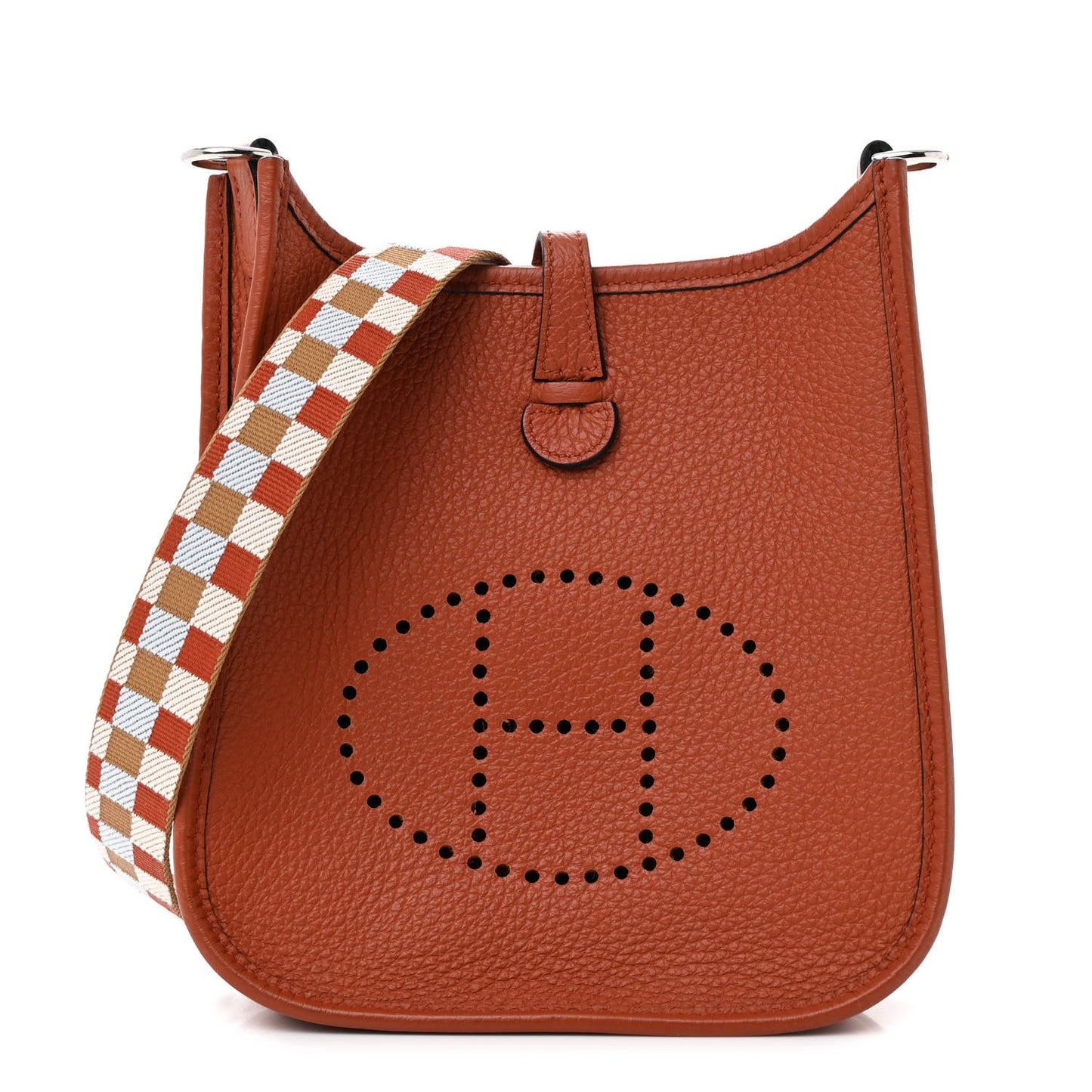 Taurillon Clemence Maxi Quadrille Evelyne TPM Cuivre Chai Nata Bleu Brume