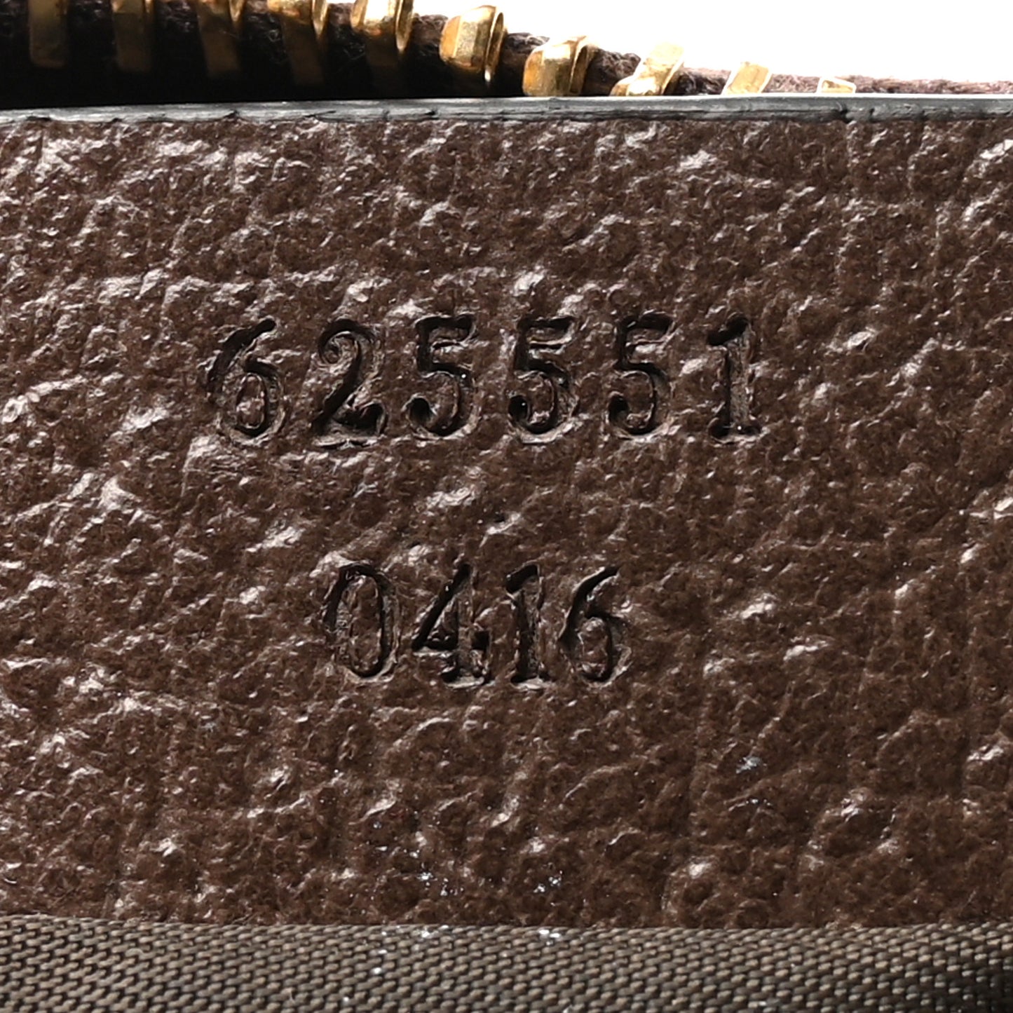 GG Supreme Monogram Textured Calfskin Web Large Ophidia Cosmetic Case Beige Ebony New Acero