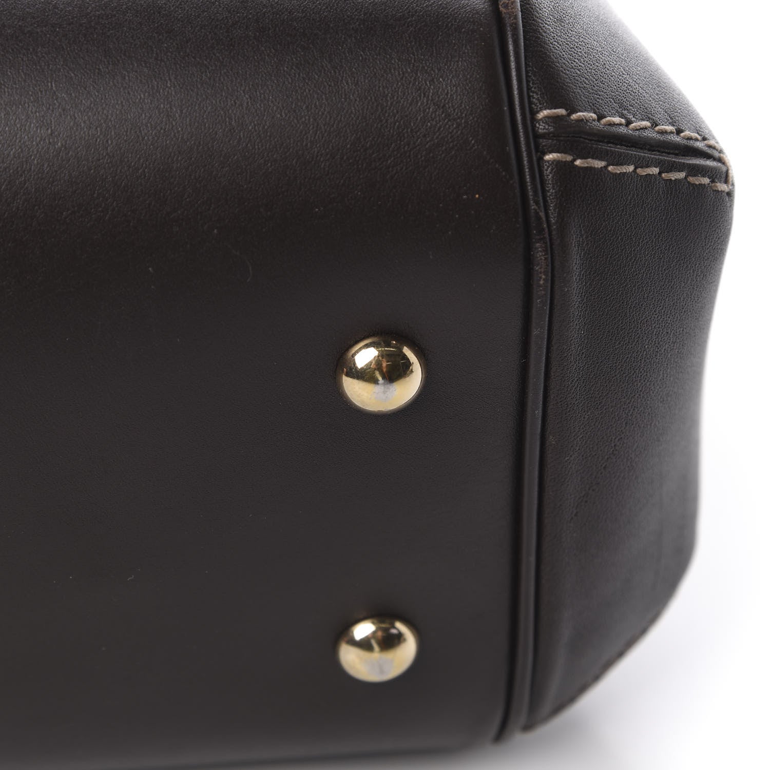 Gucci Monogram Web Mayfair Top Handle Satchel Dark Brown 17 of 19
