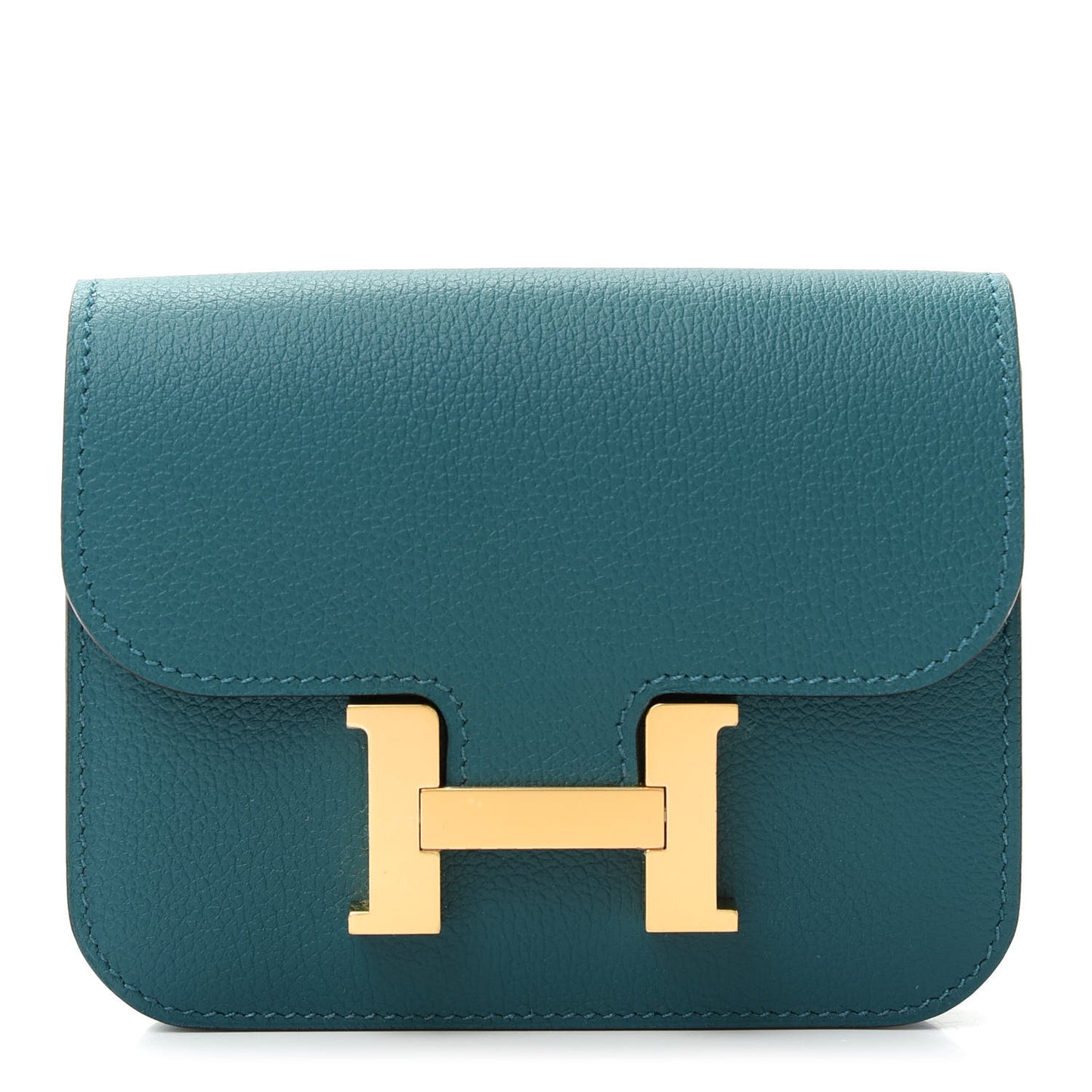 Evercolor Constance Slim Wallet Vert Bosphore