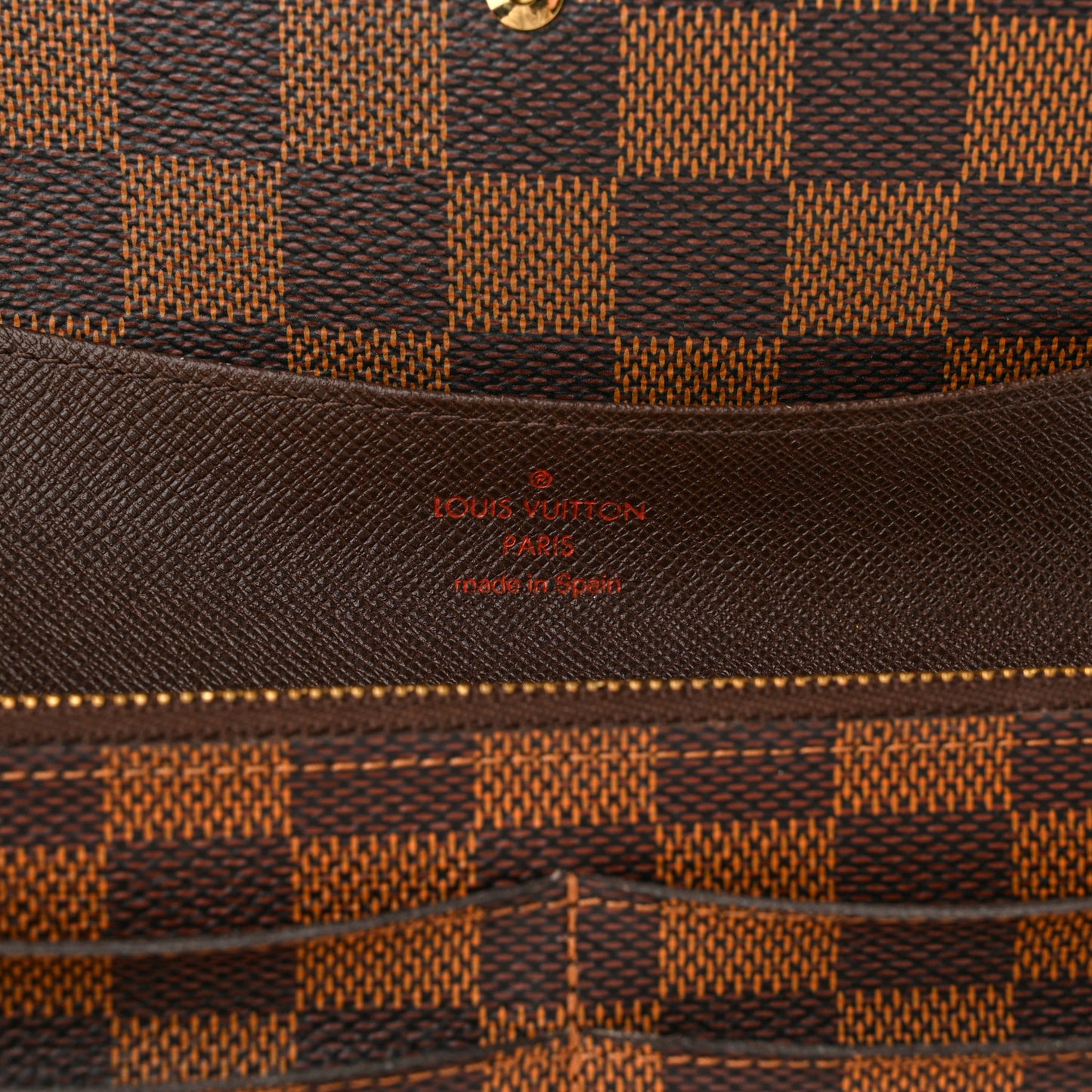 Damier Ebene Emilie Wallet