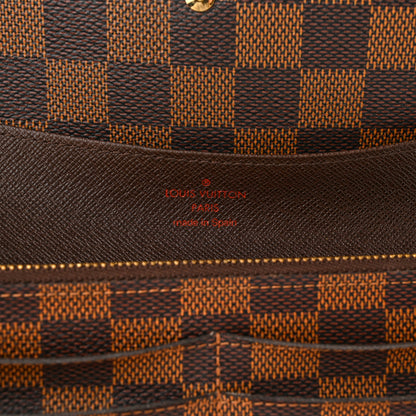 Louis Vuitton Damier Ebene Emilie Wallet 6 of 9