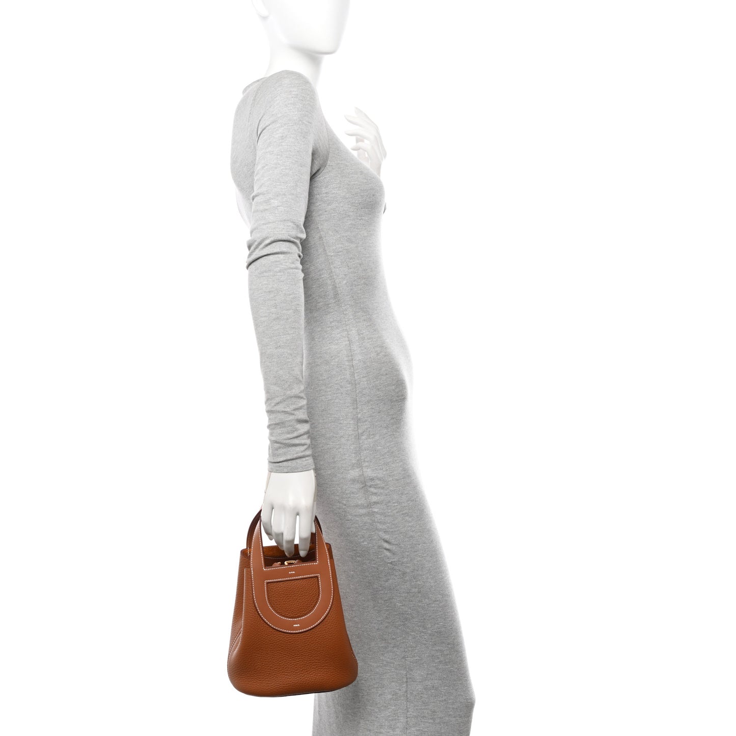 Taurillon Clemence Swift In-The-Loop 18 Bag Gold