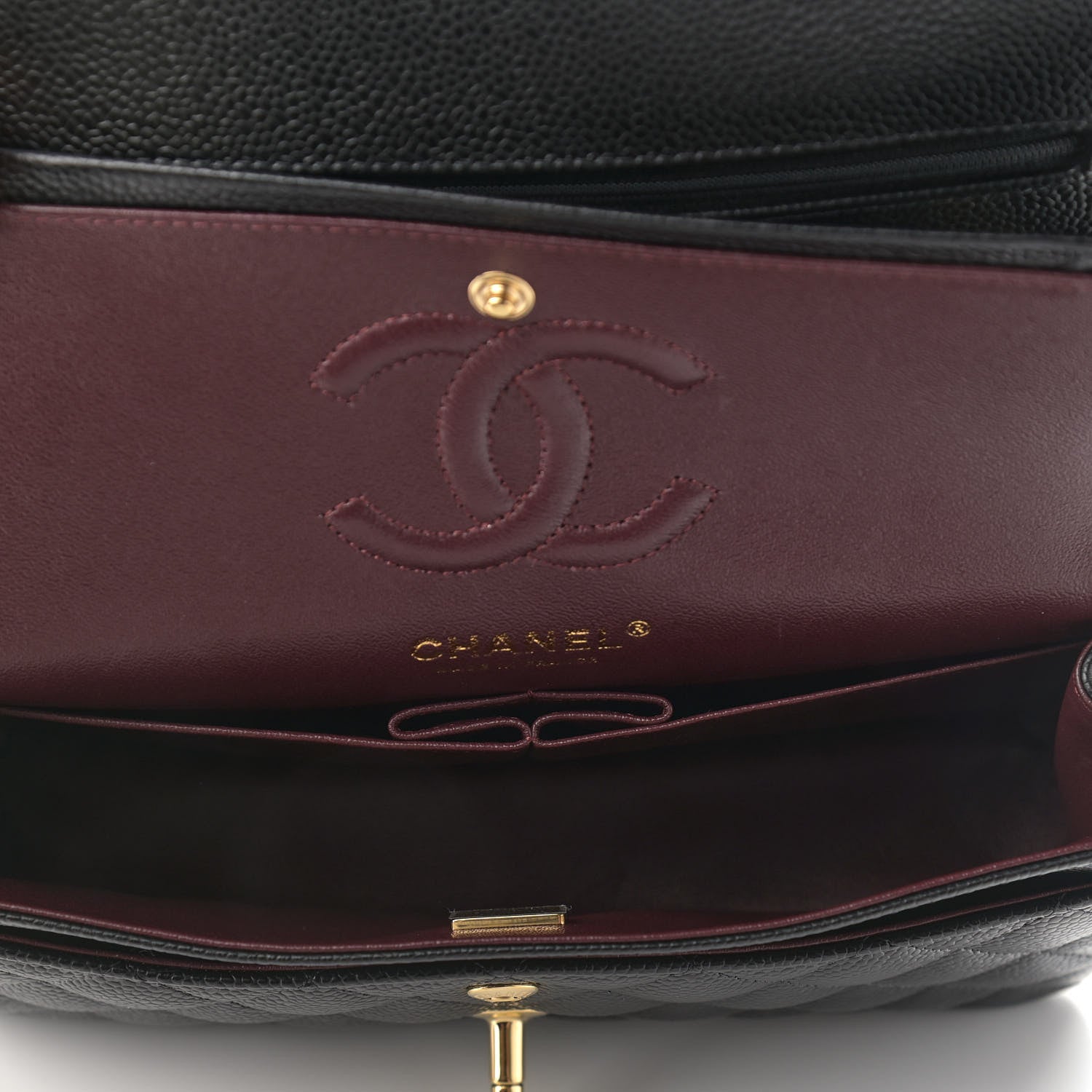 Chanel Caviar Quilted Small Double Flap Black 5 of 9