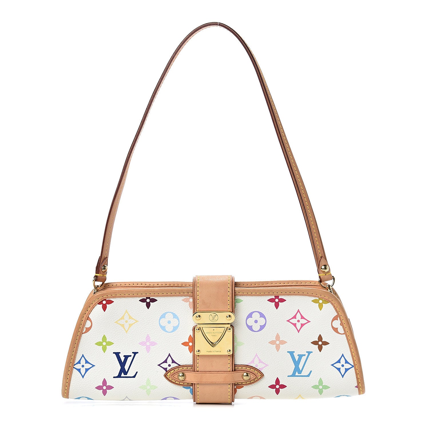 Louis Vuitton Monogram Multicolor Shirley White 1 of 12